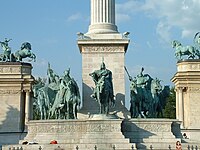 Heldenplatz in Budapest.