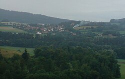 Skyline of Lčovice