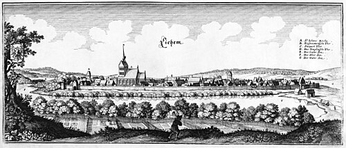 Das alte Lychen im Jahr 1652