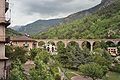 Le viaduc de Tende dans la localité du même nom.