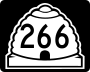 State Route 266 marker