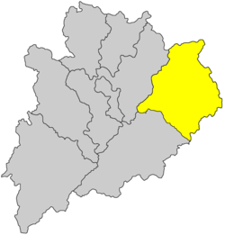 Location in Meizhou