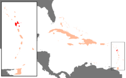 Guadeloupes placering i Frankrig