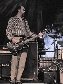 Novoselic performing at the "Nevermind 20 Years Celebration at the EMP" in 2011