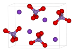 Potassium permanganate unit cell