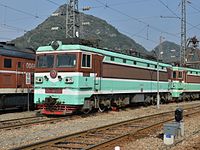 SS3-0637 a Guiyang fűtőházban