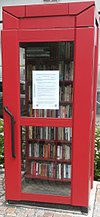 Öffentlicher Bücherschrank in Oberlungwitz