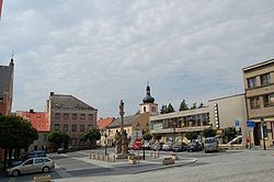 Praça Bedřich Smetana em Čský Dub