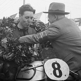 Geoff Duke won zijn vierde wereldtitel in 1953