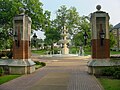 Image 23Harrison Plaza at the University of North Alabama in Florence. The school was chartered as LaGrange College by the Alabama Legislature in 1830. (from Alabama)