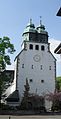 Turm der Kath. Pfarrkirche St. Johannes Nepomuk