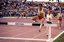 Bronisław Malinowski in actie tijdens een wedstrijd in 1976, kort voor de OS van dat jaar.