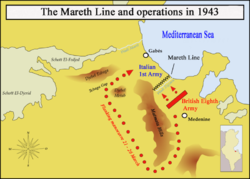 Маретска линија 1943. године