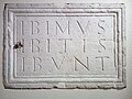 IBIMVS, IBITIS, IBVNT, lapide collocata sul rivellino[N 1]