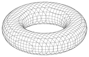 Torus: cutting cube Methode, polygonisiert