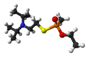 Model 3D molekul VX ((R)-fosfinat)