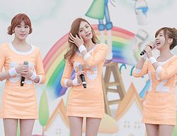 (Dari kiri ke kanan : Lizzy, Nana, Raina)