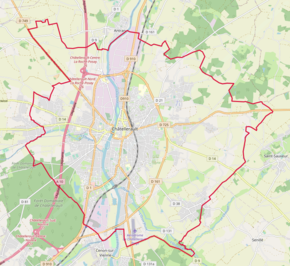 Poziția localității Châtellerault