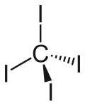 Strukturformel von Tetraiodmethan