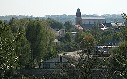 View of Bilohiria with the Dominican Cathedral in the background (ca. 17th century).