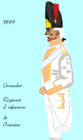 Grenadier des 33e régiment d’infanterie de ligne 1791–1793