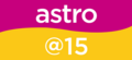 Logo Astro @15 (29 Sept 2003 - 1 Mei 2012)