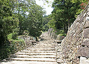 Azuchi Castle ruin in Ōmi Fudoki no Oka