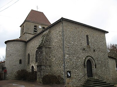 Kirche Saint-Étienne von Saint-Saud-Lacoussière