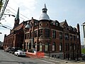 Former Saint Michael's Roman Catholic Church & Rectory, built 1890, at 21 Pius Street in the South Side Slopes neighborhood of Pittsburgh, Pennsylvania.