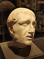 Marble head (1st/2nd century AD) found in Somzée, Wallonia, Belgium