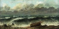 Gustave Courbet, The Waves, 1869