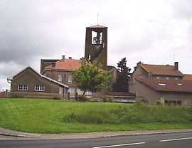 A general view of Moyenvic