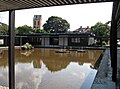 Höganäs Town hall courtyard.