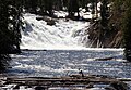 Vue rapprochée des chutes en 2009.