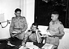 RAAF officers at No. 90 Wing headquarters, Malaya, c. 1950