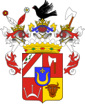 Coat of arms of Count Antoni Karśnicki (1821)