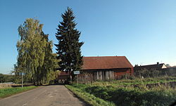 Road heading to the village