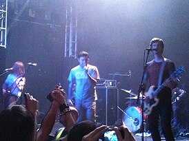 Senses Fail на выступлении O2 Academy Islington в феврале 2011 года