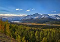 Mount Wickersham and Matanuska Glacier from mile 101 of the highway