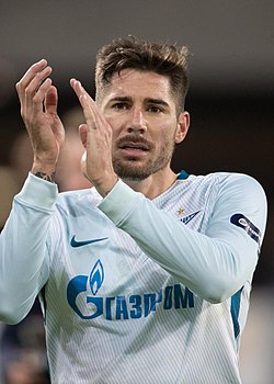 Javi García a Zenyit színeiben 2017-ben