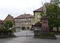 Marktplatz mit hist. Fachwerkhaus