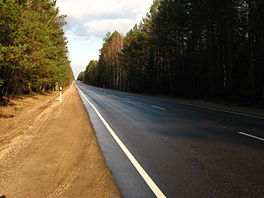 Autoceļš A6 posmā Daugavpils apvedceļš.