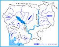 Image 74An overview of drainage divides (from Geography of Cambodia)