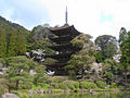 瑠璃光寺的五重塔，位於山口縣山口市，1442年建造