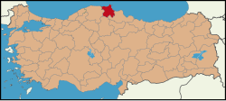 Location of Sinop