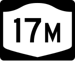 Straßenschild der New York State Route 17M