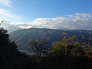 石垣山からの箱根山・明星ヶ岳・明神ヶ岳