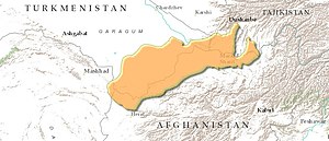 Ecoregion territory (in yellow)