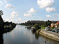 La Lys en amont du pont