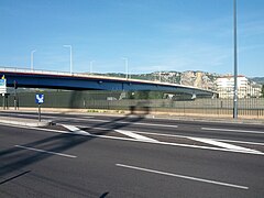 Le pont depuis Valence.